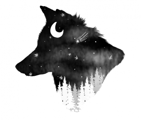 Wolf artwork